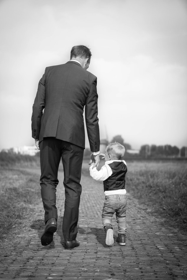 businessman with child