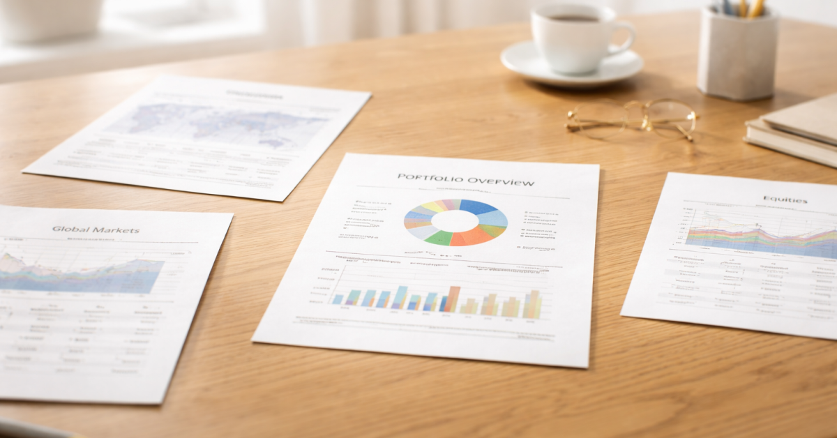 A portfolio overview form