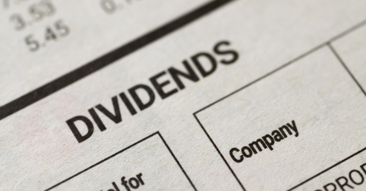 A dividend return form